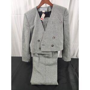 Vintage Norton McNaughton Plaid 2pc Lined‎ Suit Set Size 12 Y2K NOS